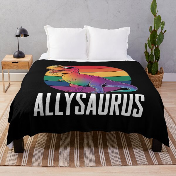Item preview, Allysaurus Dinosaur T-Rex Rainbow Flag LGBT-Q Pride Month designed and sold by joyouartArt.