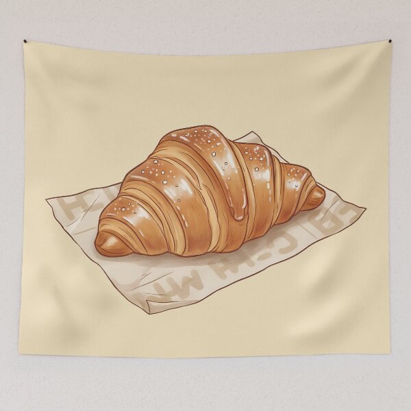 Item preview, Golden Buttery Croissant designed and sold by cozy corner co. .