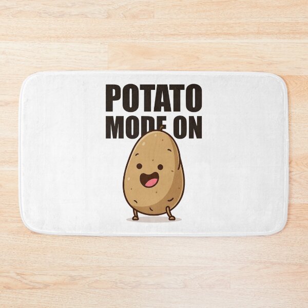 Item preview, Potato Mode On – Lazy Funny Cute Cartoon designed and sold by Taans-Creation.