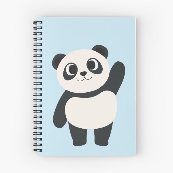 Item preview, Cute Panda Waving with a Smile. designed and sold by Artilura.