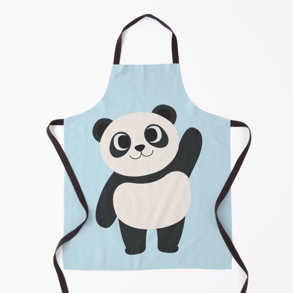 Item preview, Cute Panda Waving with a Smile. designed and sold by Artilura.