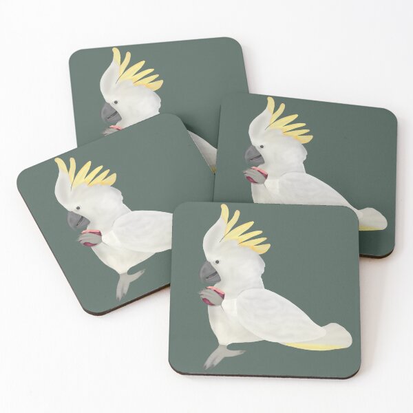 Item preview, Danvant- Yellow cockatoo eating fruit designed and sold by Daniel Vasco.