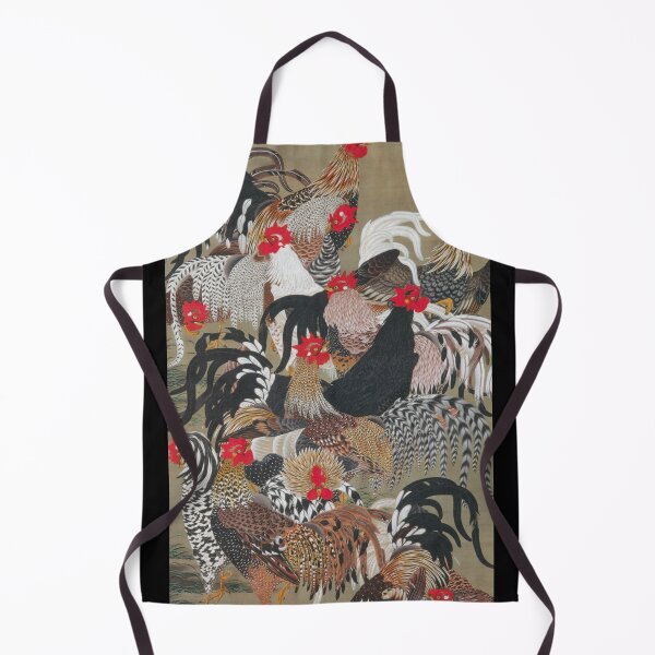 Item preview, Flock of Roosters – Ito Jakuchu (1765) designed and sold by HIKARIMi.