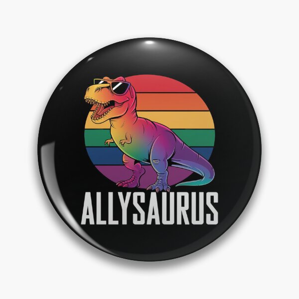 Item preview, Allysaurus Dinosaur T-Rex Rainbow Flag LGBT-Q Pride Month  designed and sold by DigitaldeligArt.