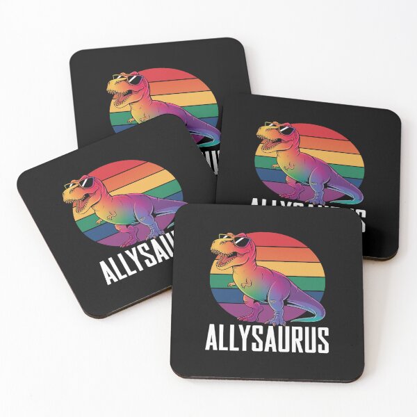 Item preview, Allysaurus Dinosaur T-Rex Rainbow Flag LGBT-Q Pride Month  designed and sold by DigitaldeligArt.