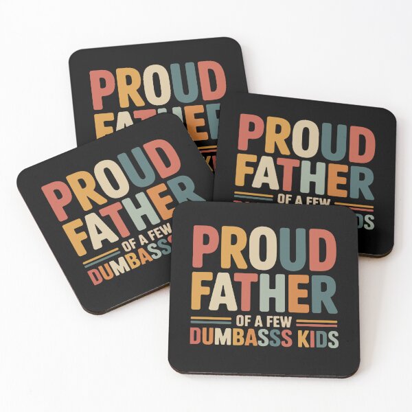 Item preview, Funny Dad Proud Father of Dumbasss Kids designed and sold by tmerchtrends.