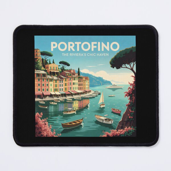 Item preview, A Nostalgic Classic Travel Poster – Italy Portofino designed and sold by Blok45.