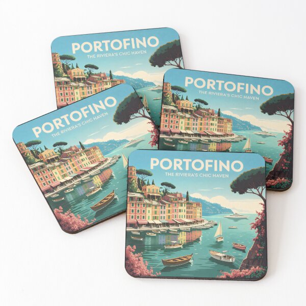 Item preview, A Nostalgic Classic Travel Poster – Italy Portofino   designed and sold by Blok45.