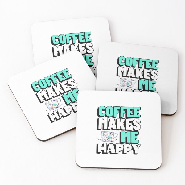 Item preview, Coffee Makes Me Happy designed and sold by Sartoris Art.