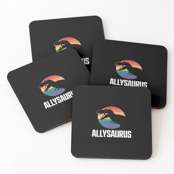 Item preview, Allysaurus Rex - Dinonsaur Rainbow Flag LGBT Pride Ally  designed and sold by DigitaldeligArt.