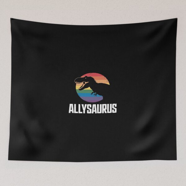 Item preview, Allysaurus Rex - Dinonsaur Rainbow Flag LGBT Pride Ally  designed and sold by DigitaldeligArt.