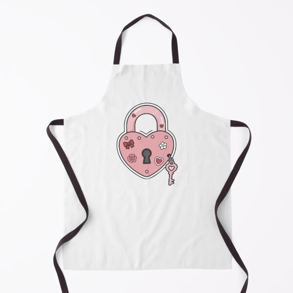 Item preview, Heart Lock and Key – Cute Kawaii Valentine Sticker designed and sold by jenelectra.