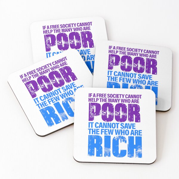 Item preview, If A Free Society Cannot Help The Poor – JFK Quote designed and sold by Solv4USA.
