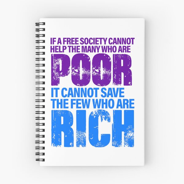 Item preview, If A Free Society Cannot Help The Poor – JFK Quote designed and sold by Solv4USA.