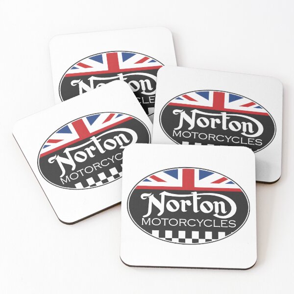 Item preview, Norton Motorcycles Vintage British Heritage Logo with Union Jack designed and sold by CharlieDesings.