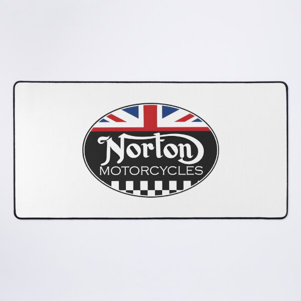 Item preview, Norton Motorcycles Vintage British Heritage Logo with Union Jack designed and sold by CharlieDesings.