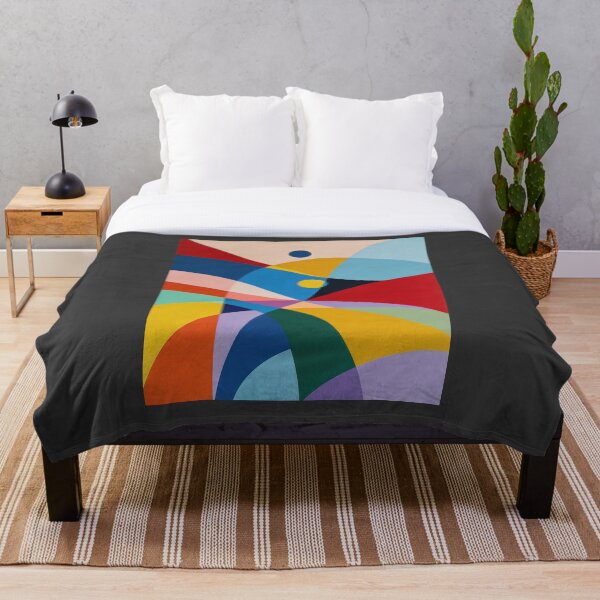 Item preview, Vibrant Abstract Geometric Arcs Colorful Art designed and sold by OjingO.