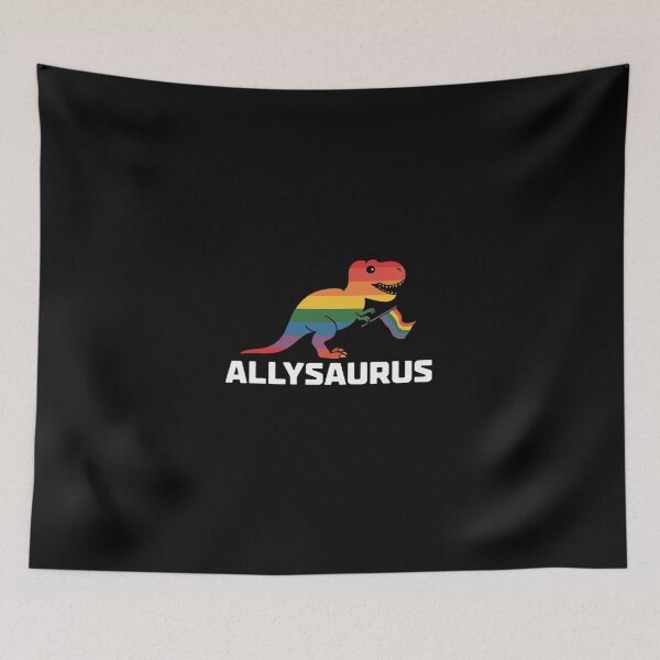 Item preview, Allysaurus Trans Ally T Rex Dinosaur Gay Pride Parade LGBT  designed and sold by DigitaldeligArt.