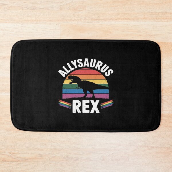 Item preview, Allysaurus Rex - Dinosaur Rainbow Flag LGBT Pride Ally  designed and sold by MarkLeedsArt.