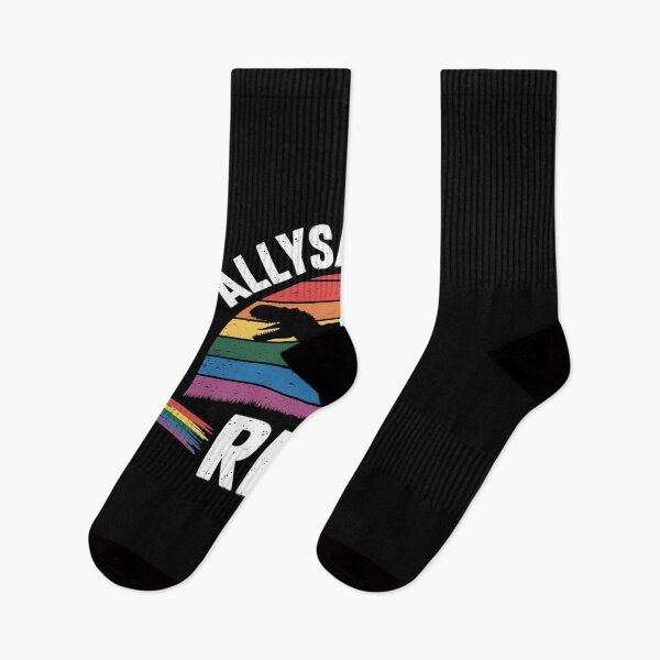 Item preview, Allysaurus Rex - Dinosaur Rainbow Flag LGBT Pride Ally  designed and sold by MarkLeedsArt.