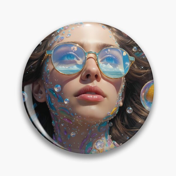 Item preview, Prismatic Fruit Bubble Dream Portrait designed and sold by Flowing Colurs.