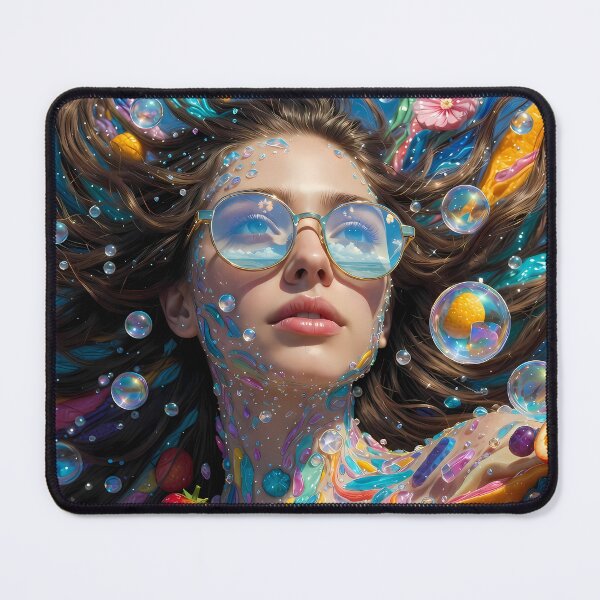 Item preview, Prismatic Fruit Bubble Dream Portrait designed and sold by Flowing Colurs.