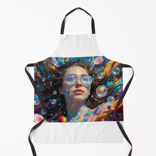Item preview, Prismatic Fruit Bubble Dream Portrait designed and sold by Flowing Colurs.