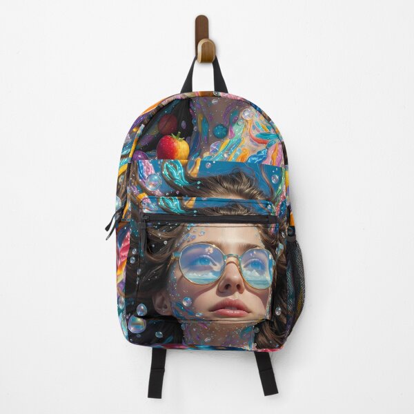 Item preview, Prismatic Fruit Bubble Dream Portrait designed and sold by Flowing Colurs.