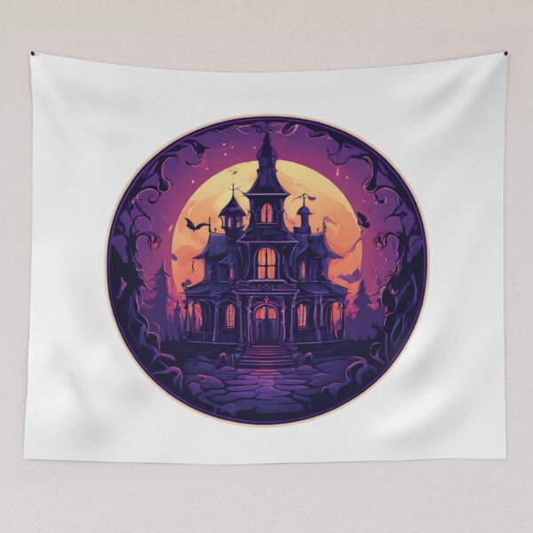 Item preview, Haunted House Art designed and sold by Planetporridge.