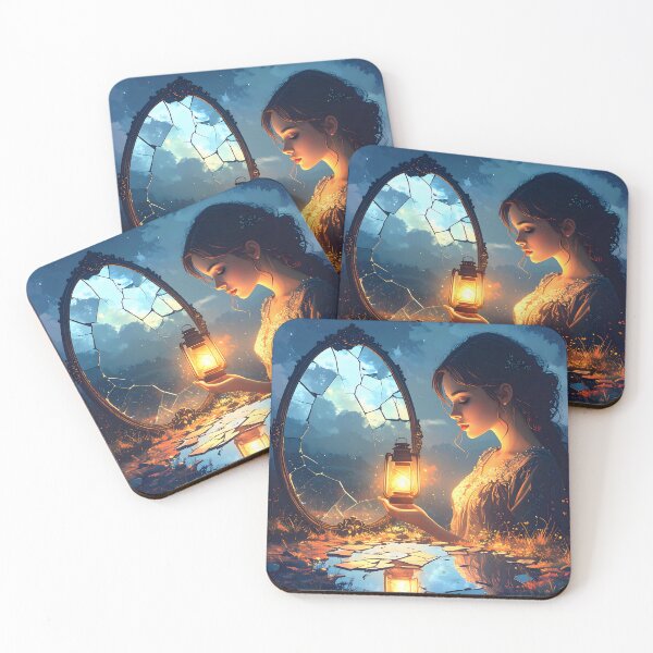Item preview, Inner Light – Poetic Fantasy Illustration designed and sold by Schoenenwald — Art Japonais, Zen & Nature.