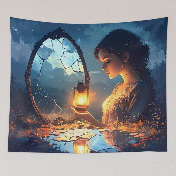 Item preview, Inner Light – Poetic Fantasy Illustration designed and sold by Schoenenwald - Illustrations Uniques et Originales.