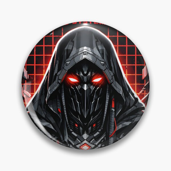 Item preview, Nøctyr-Omega Cyberpunk System Failure Mecha Art - Dark Futuristic Techwear Android Illustration - Gothic Cybernetic Villain Design - Sci-Fi Dystopian Robot Graphic - Void Core Aesthetic Mech Gear designed and sold by Vivaan Studio.