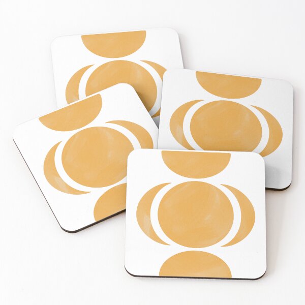 Item preview, Abstract Geometric Shapes in Warm Tones Minimal Contemporary Art designed and sold by NiceDigital.