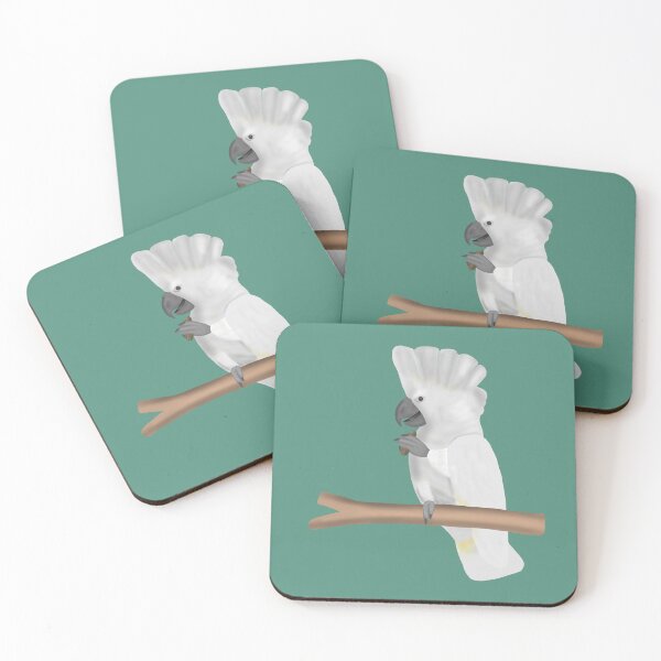 Item preview, Danvant- White cockatoo eating peanuts designed and sold by Daniel Vasco.