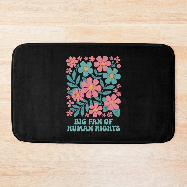 Item preview, Human Rights Floral Equality Social Justice designed and sold by TikCore.