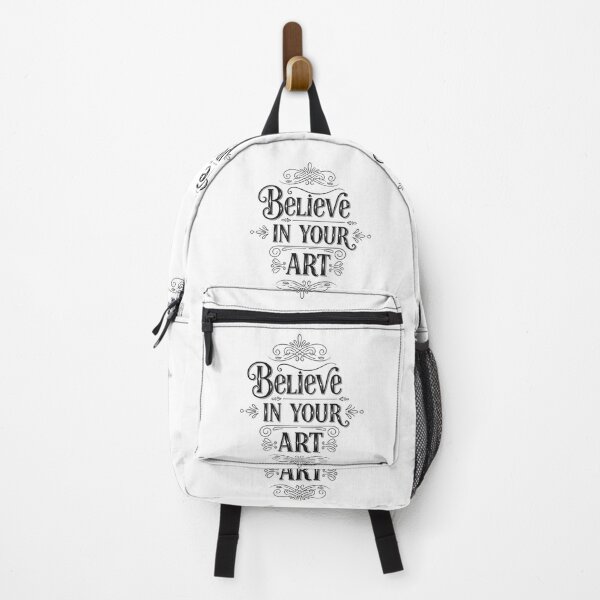 Item preview, "Believe In Your Art" Inspirational Quote Art Print | Studio Wall Decor for Artists & Makers designed and sold by Raj-Designs.