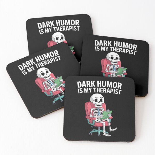 Item preview, Humor Is My Therapist Skeleton designed and sold by TikCore.