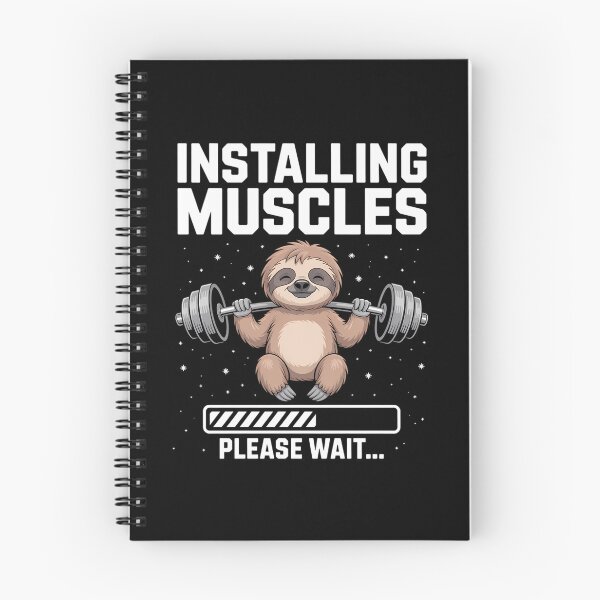 Item preview, Installing Muscles Please Wait Gym Exercise Sloth Lovers designed and sold by TikCore.