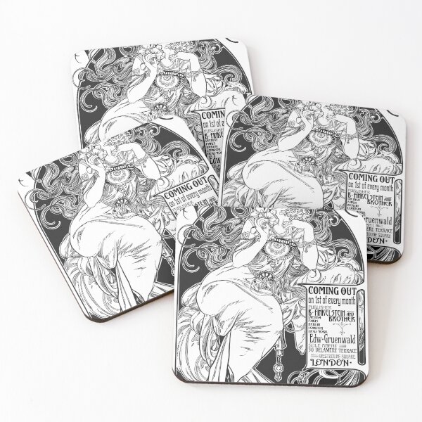Item preview, Mucha redraw designed and sold by TidalTattoo.