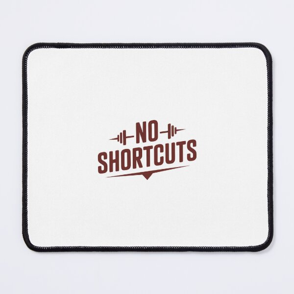 Item preview, No Shortcuts – Minimal Retro Gym Motivation, Steroid Positive designed and sold by Vintage Shapes.