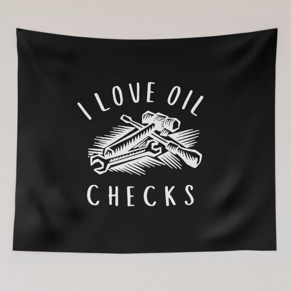 Item preview, I Love Oil Checks Funny Auto Mechanic Car designed and sold by faridman.
