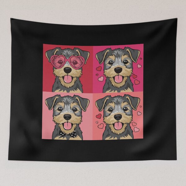 Item preview, Pop Art Valentine Lakeland Terrier – Colorful Dog Lover designed and sold by The Real Life Symphony.
