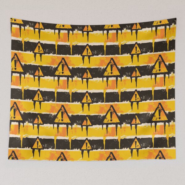 Item preview, Grunge Caution Tape Warning Pattern designed and sold by bubblegoth.