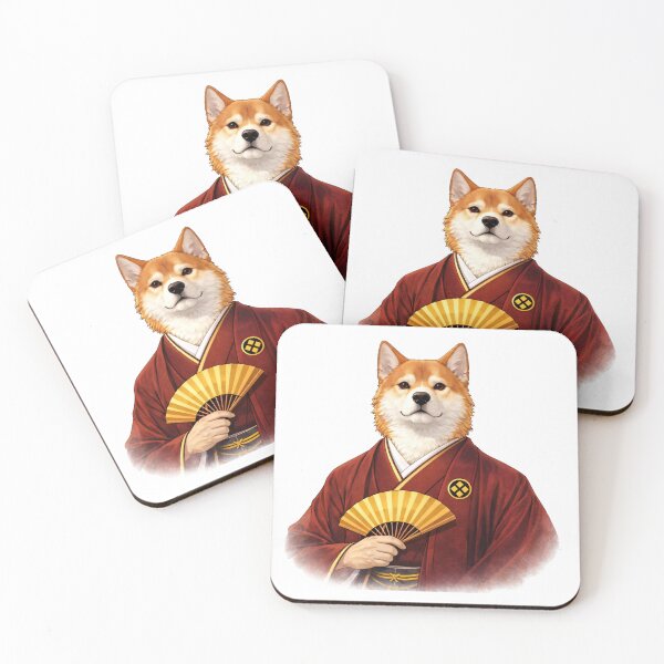 Item preview, Akita Inu Kabuki Leader – Samurai Kamon Design designed and sold by HARUNOUTA.