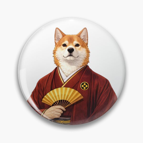 Item preview, Akita Inu Kabuki Leader – Samurai Kamon Design designed and sold by HARUNOUTA.