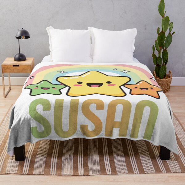 Item preview, Susan - Kawaii Rainbow and Stars Personalized Name Design designed and sold by OmikronStore.