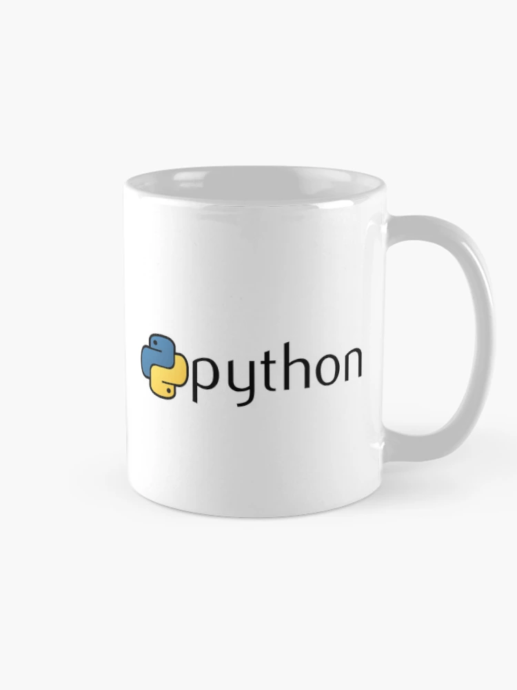 Thumbnail 3 of 6, Coffee Mug, Nerdy Python Logo Computer Programmer designed and sold by MathWare MathClips.