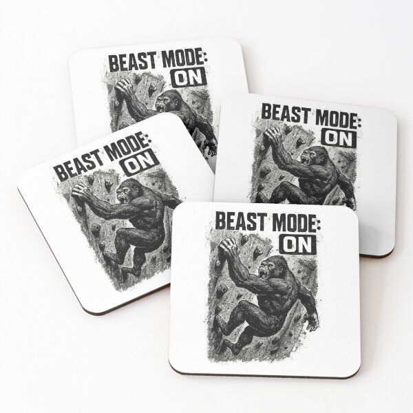 Item preview, Beast Mode Gorilla – Bouldering & Climbing Shirt designed and sold by Pineapple-Tree.