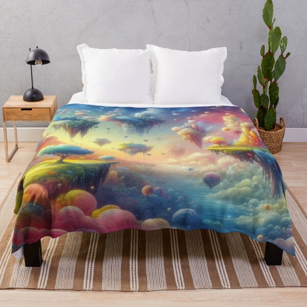Item preview, Floating Islands in a Surreal Dreamscape with Cosmic Nature Flow designed and sold by FotoworldEdel.