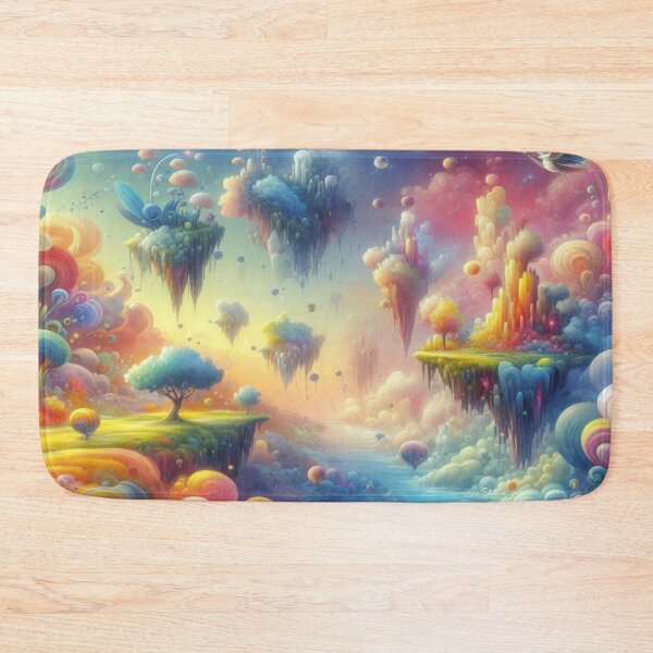 Item preview, Floating Islands in a Surreal Dreamscape with Cosmic Nature Flow designed and sold by FotoworldEdel.